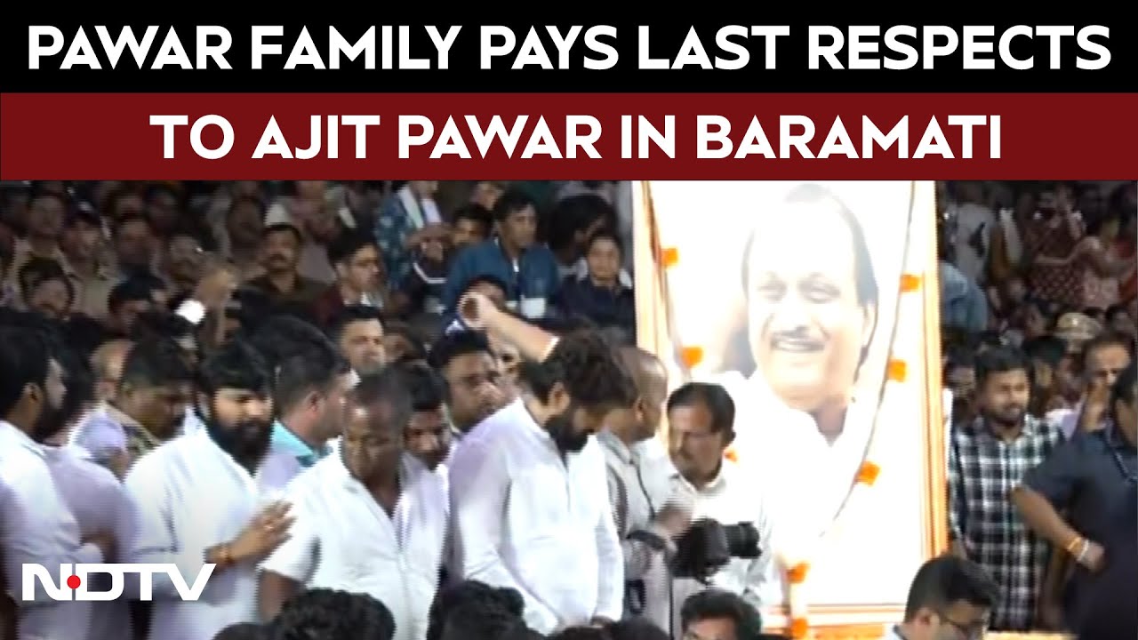 Ajit Pawar Death News: Pawar Family Pays Last Respects to Ajit Pawar in Baramati
