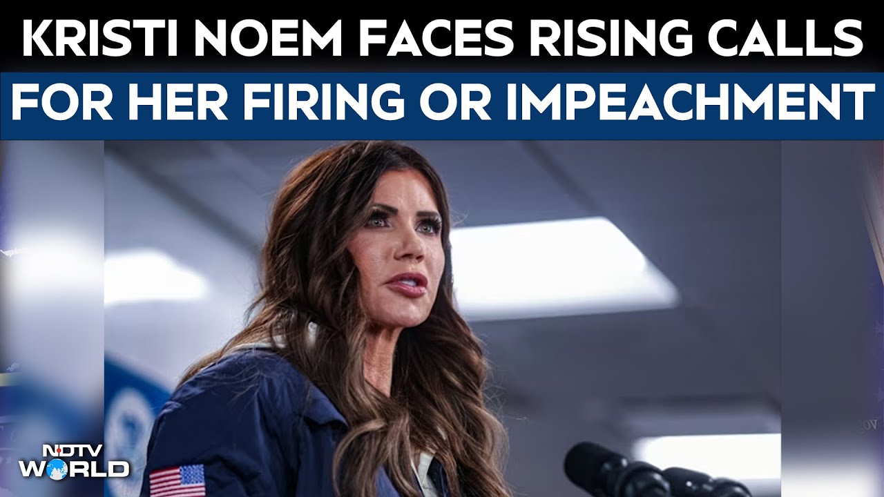 Kristi Noem | Homeland Security Secretary Kristi Noem Faces Rising Calls For Impeachment