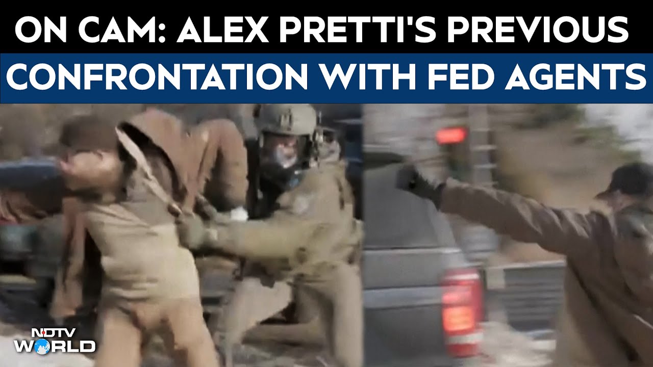 On Cam: Alex Pretti's Previous Confrontation With Fed Agents