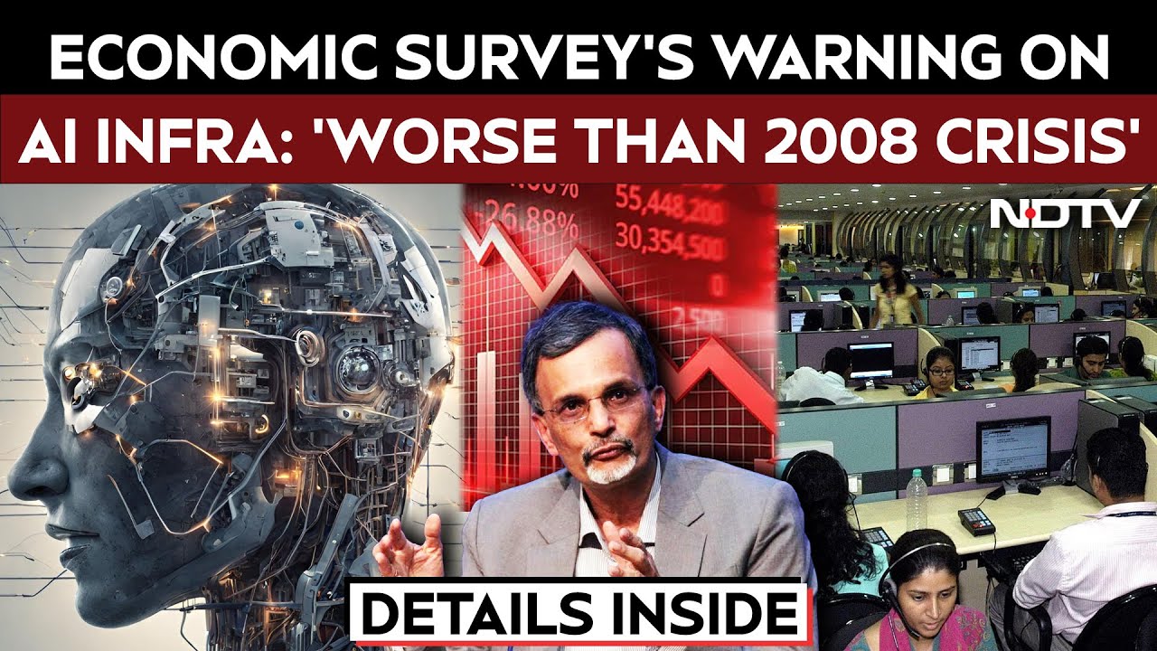 Economic Survey's Big Warning On Global AI Infrastructure: 'Worse Than 2008'