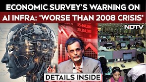 Economic Survey's Big Warning On Global AI Infrastructure: 'Worse Than 2008'