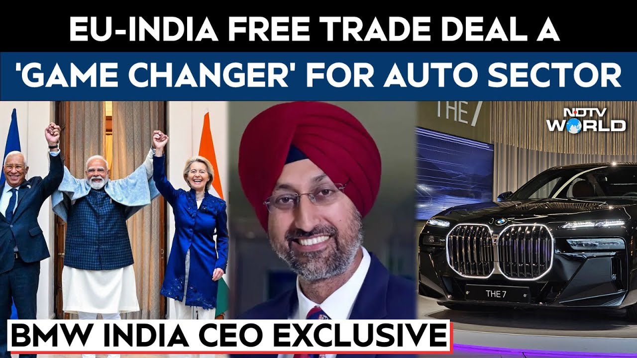 BMW President Interview | "EU-India Free Trade Deal &lsquo;Game Changer&rsquo; For Auto Sector": BMW India CEO