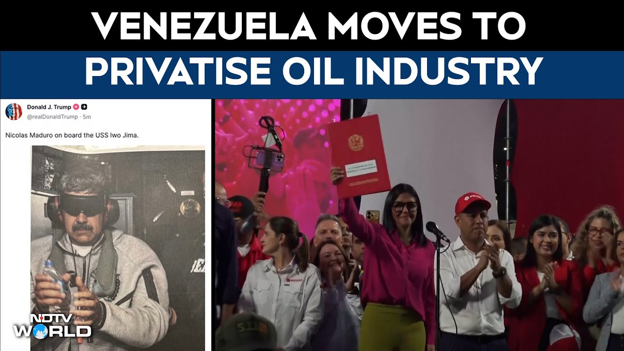 US Venezuela News | Venezuela Moves To Privatise Oil Industry After US Sanctions Ease