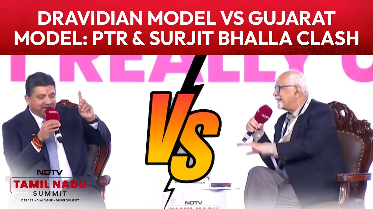 Dravidian Model Vs Gujarat Model: TN Minister Palanivel Thiaga Rajan & Economist Surjit Bhalla Clash