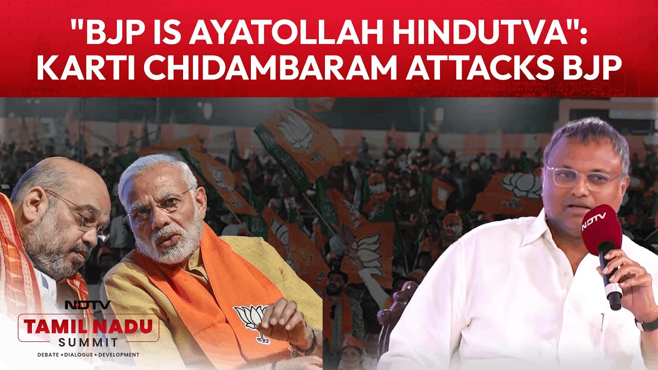 "BJP is Ayatollah Hindutva": Karti Chidambaram Attacks BJP