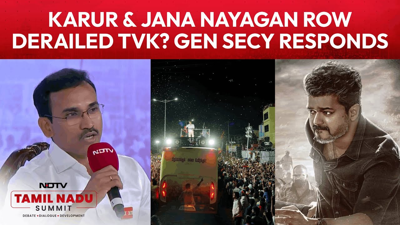 Did Karur Tragedy & Jana Nayagan Row Derail TVK Campaign? TVK Gen Secy Responds