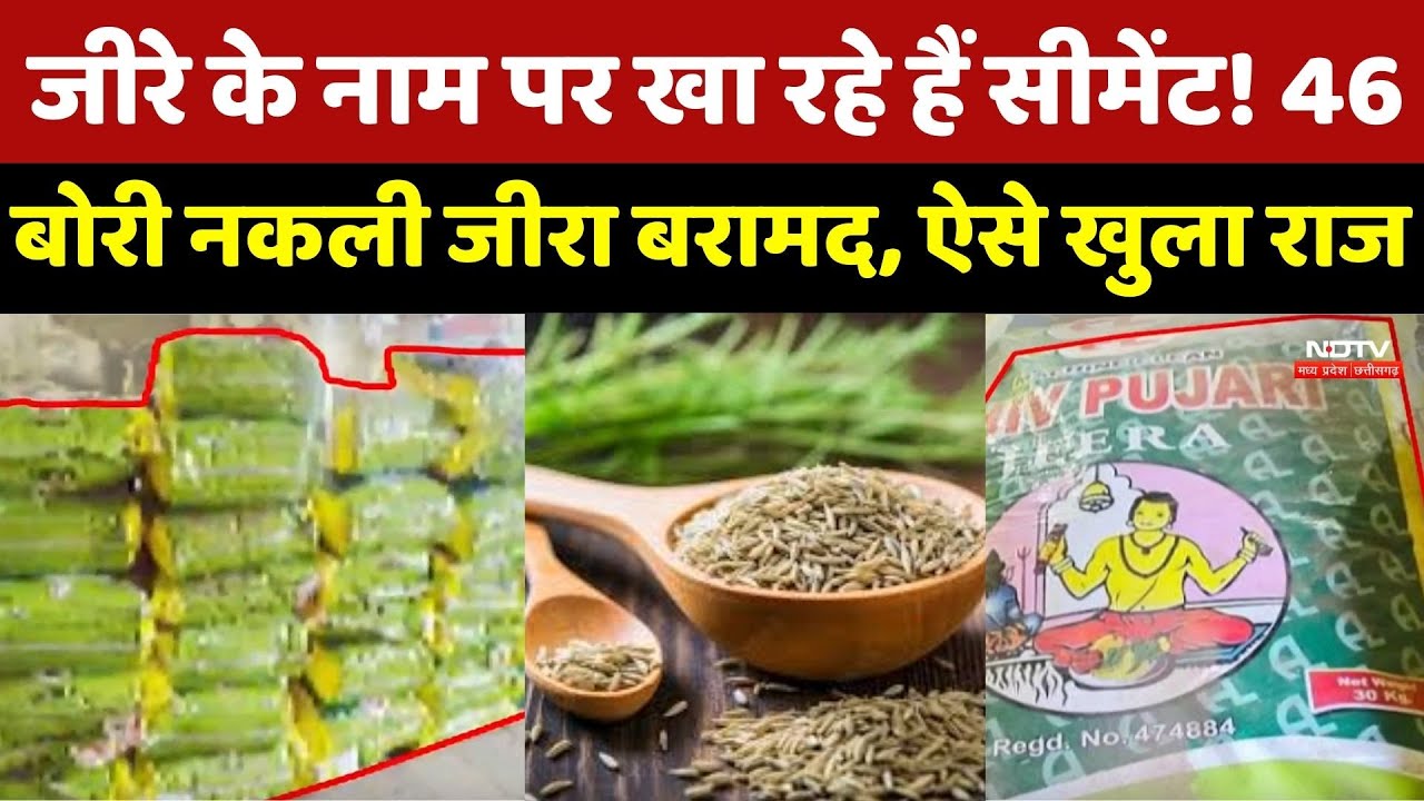 Gwalior News: जीरे के नाम पर खा रहे हैं Cement ! 46 बोरी नकली जीरा बरामद, ऐसे खुला खौफनाक राज