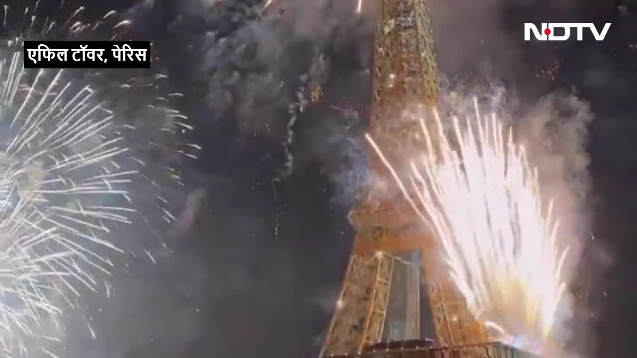 दुबई के बुर्ज खलीफा और पेरिस के एफिल टॉवर पर नए साल 2026 का वेलकम, देखें VIDEO