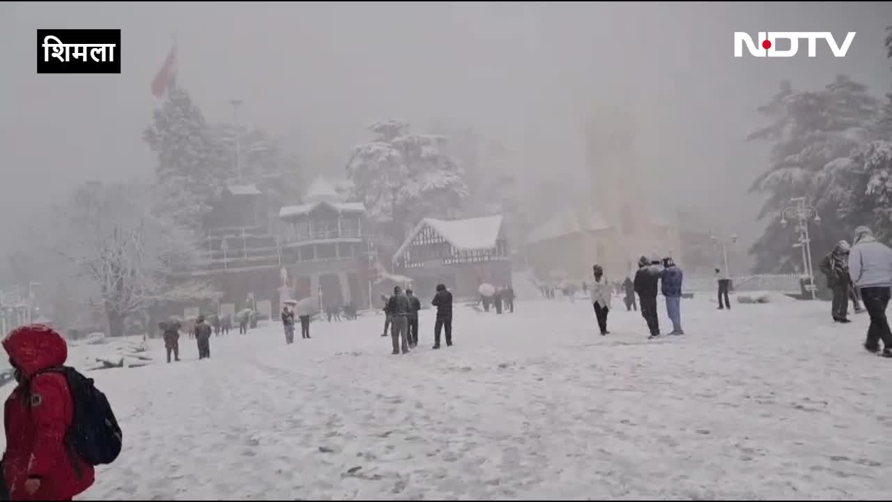 VIDEO: दिल्ली-NCR में बारिश, पहाड़ों पर बर्फबारी! उत्तराखंड-हिमाचल में सफेदी की चादर बिछी