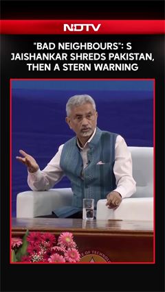 "Bad Neighbours": EAM Jaishankar Shreds Pakistan, Then A Stern Warning