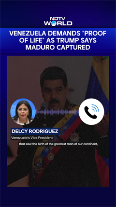 Venezuela Demands "Proof Of Life" As Donald Trump Says Maduro Captured, Flown Out