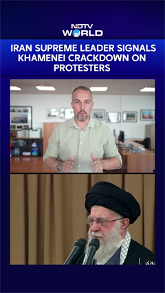 Khamenei News | Iran Supreme Leader Signals Crackdown on Protesters, Rebukes Trump Support