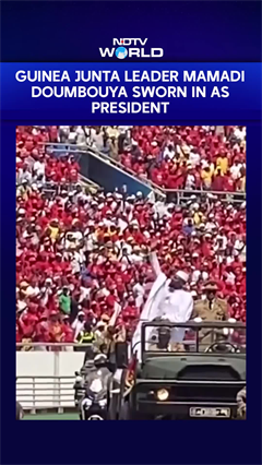 Guinea Junta Leader Mamadi Doumbouya Sworn In As President