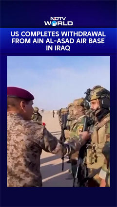 Iraq News | Iraqi Army Takes Over Ain Al Asad Air Base As US Forces Complete Withdrawal