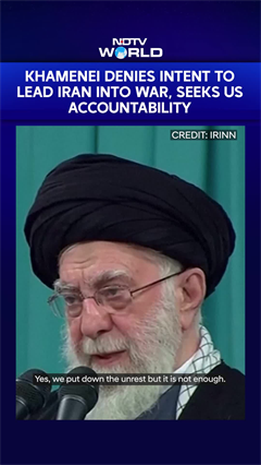 Iran Protests | Khamenei Denies Intent To Lead Iran Into War, Seeks Accountability From US