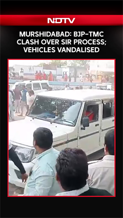 Murshidabad: BJP&ndash;TMC Clash Over SIR Process; Vehicles Vandalised