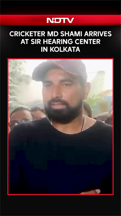Cricketer Md Shami Arrives At SIR Hearing Center In Kolkata