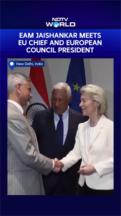 EAM S Jaishankar Meets EU Leaders in New Delhi | Talks with Ursula Von Der Leyen, Antonio Costa