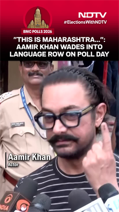 "Hindi? This Is Maharashtra": Aamir Khan Wades Into Language Row On Poll Day
