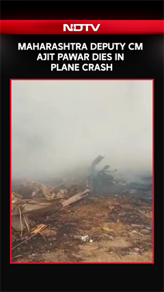 NCP Chief Ajit Pawar Dies In Plane Crash, Was On Way To Campaign