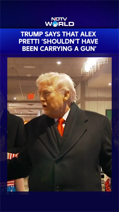 Minnesota Shooting | Trump Says Alex Pretti 'Shouldn't Have Been Carrying A Gun'