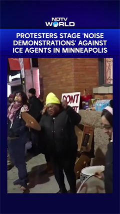Anti-ICE Protests In Minneapolis | Protesters Hold 'Noise Demo' Against Ice Agents