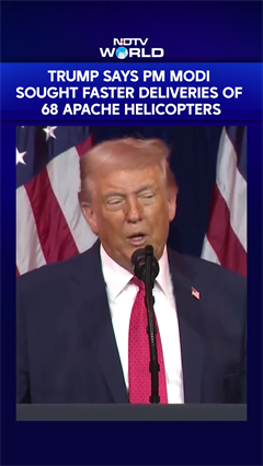 Trump Claims PM Modi Urged Faster Apache Deliveries, Touts India's Defence Deals
