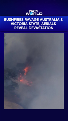 Bushfires Ravage Australia's Victoria State, Aerials Reveal Extent Of Devastation