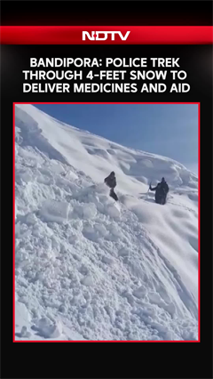 Bandipora Police Trek Through Four Feet of Snow to Deliver Emergency Medical Aid in Tulail