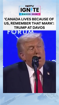 'Canada Lives Because Of US, Remember That Mark': Trump At Davos