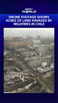 Drone Footage Reveals Massive Trail Of Destruction Left Behind By The Chile Wildfires