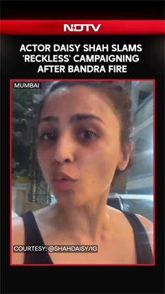 Daisy Shah Calls Out 'Lack Of Civic Sense' After Fire Breaks Out Near Her Mumbai Home Amid Elections