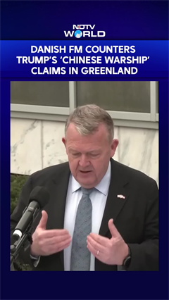 Danish FM Quashes Trump&rsquo;s &lsquo;Chinese Warship&rsquo; Claims In Greenland After White House Meeting