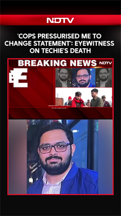 Eye Witness's Claim On Noida Techie's Death: 'Cops Pressurised Me To Change Statement'
