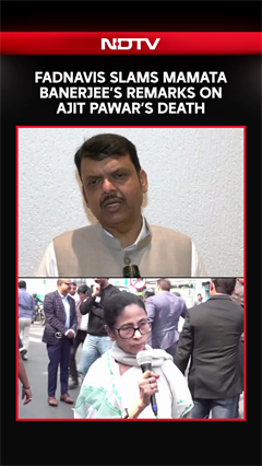 "Dirty & Despicable": Fadnavis Slams Mamata Banerjee's 'Conspiracy' Claims on Ajit Pawar's Death