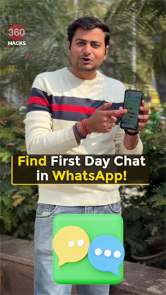 Video: Find first day chat in WhatsApp