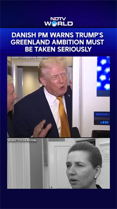 Danish PM Warns Trump's Greenland Ambition Must Be Taken Seriously