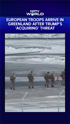 European Troops Arrive In Greenland After Trump's 'Acquiring' Threat