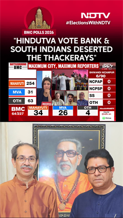BMC Results | Thackeray Brothers Trail | Hindutva Voters, South Indians Desert The Thackerays?