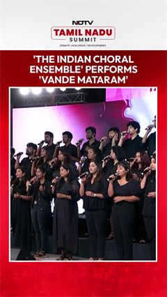 'The Indian Choral Ensemble' Performs 'Vande Mataram' At NDTV TN Summit