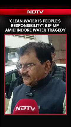 BJP MP Says Clean Water 'People's Responsibility' Amid Row Over Indore Deaths