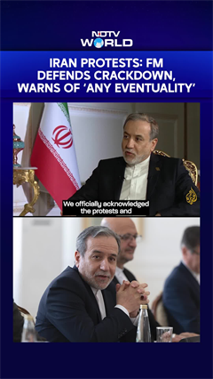 FM Araghchi Defends Crackdown, Warns Of 'Any Eventuality'