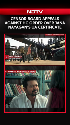 Jana Nayagan | Censor Board Appeals Against High Court Order Over Jana Nayagan's UA Certificate