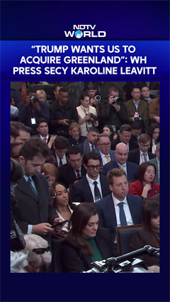 "Trump Wants The United States to Acquire Greenland": Press Secretary Karoline Leavitt