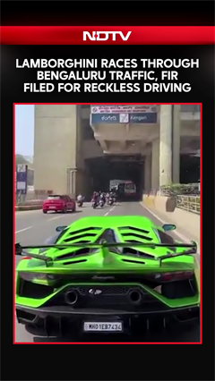 Lamborghini Races On Bengaluru Road, Sparks Panic Among Motorists, FIR Filed