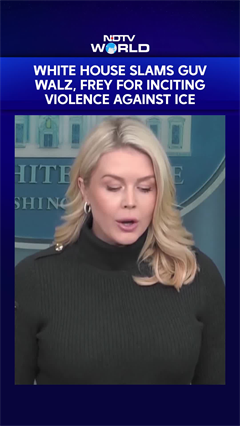 White House Press Secy Leavitt Slams Guv Walz & Mayor Frey For Inciting Violence Against ICE Agents