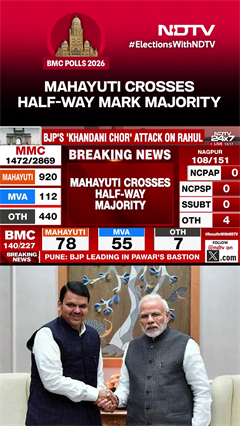 BMC Election Results | Mahayuti Crosses Half-Way Majority