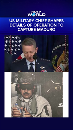 US Military Chief Shares Details Of Operation To Capture Venezuela President Maduro