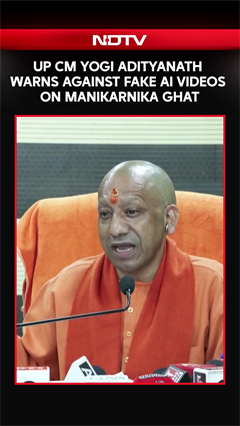 UP CM Yogi Adityanath Warns Against Fake AI Videos On Manikarnika Ghat
