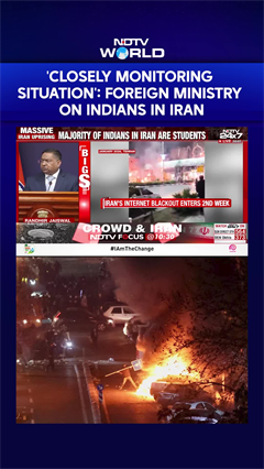 Indians In Iran | 'Closely Monitoring Situation': Foreign Ministry On Indians In Iran